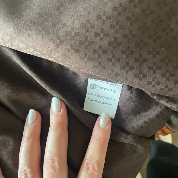 Uru Recoleta Brown Suede Capybara Leather Bomber Jacket - XL Size 3 - Picture 6 of 6